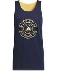 adidas - Select World Wide Hoops Jersey - Lyst