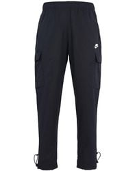 Nike - Sportswear Solid Color Logo Woven Cargo Casual Long Pants/Trousers - Lyst