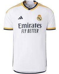 adidas - Real Madrid 23/24 Home Authentic Jersey Asia Sizing - Lyst