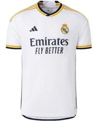 adidas - Real Madrid 23/24 Home Authentic Jersey Asia Sizing - Lyst