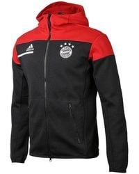 adidas - Fcb Zn 20-21 Season Bayern Munich Soccer/Football Sports Hooded Jacket - Lyst