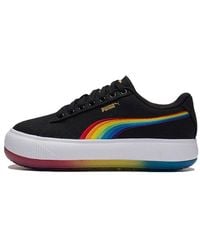 PUMA - (Wmns) Suede Mayu Prism Low Tops Thick Sole Skateboarding Shoes - Lyst