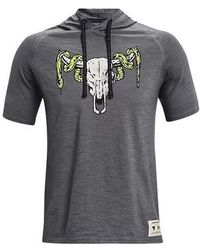 Under Armour - Project Rock Casual Sports Hooded Short Sleeve - Lyst