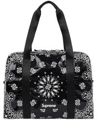 Supreme - Bandana Tarp Small Duffle Bag Whtie' - Lyst