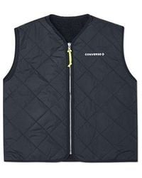 Converse - (Wmns) Sherpa Reversible Vest - Lyst