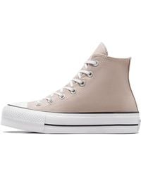 Converse - (Wmns) Chuck Taylor All Star Lift Platform Canvas 'Wonder Stone' - Lyst