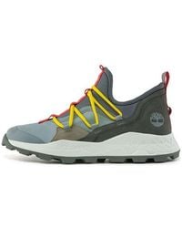 Timberland - Brooklyn Leather And Fabric Oxford Trainers 'Medium Mesh With' - Lyst