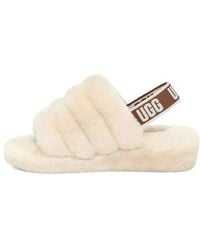 UGG - (Wmns) Fluff Yeah Slide 'Natural' - Lyst