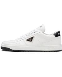 Prada - (Wmns) Downtown Perforated Leather Sneakers - Lyst