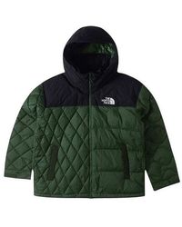 The North Face - Hooded Full Zip Puffer Jacket - Lyst