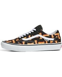 Vans - Thrasher X Skate Old Skool 'Allover Thrasher Flame Logo' - Lyst
