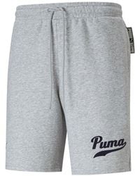 PUMA - Essential Sweat Shorts - Lyst