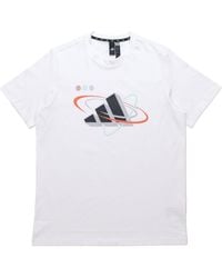 adidas - Ub Gfx T Bos Logo Printing Sports Round Neck Short Sleeve - Lyst