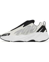 adidas - Mens Yeezy Boost 700 Mnvn Slip On Sneakers Shoes Casual - Yellow, White/black, 9 - Lyst