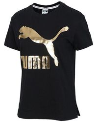 PUMA - Classics Logo Short Sleeve Tee - Lyst