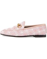 Gucci - (Wmns) Jordaan Tweed Loafers - Lyst