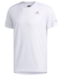 adidas - Run It Tee M Logo Training Sports Short Sleeve - Lyst
