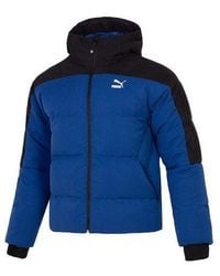 PUMA - Colorblock Padded Down Jacket - Lyst