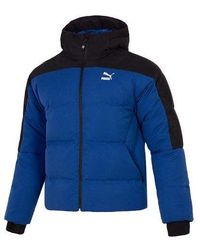 PUMA - Colorblock Padded Down Jacket - Lyst