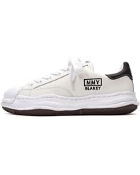 Maison Mihara Yasuhiro - Blakey Og Sole Embossed Leather Low - Lyst