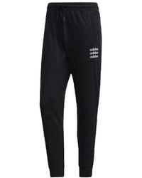 adidas - Neo Logo Pattern Bundle Feet Casual Sports Pants - Lyst