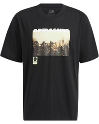 adidas - Neo M Sw Photo Tee Pattern Printing Athleisure Casual Sports Short Sleeve Couple Style - Lyst