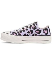 Converse - (Wmns) Chuck Taylor All Star Lift Low 'Leopard' - Lyst