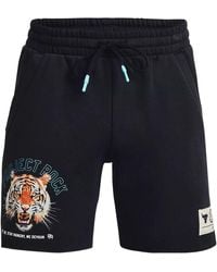 Under Armour - Project Rock Rival Solid Shorts - Lyst