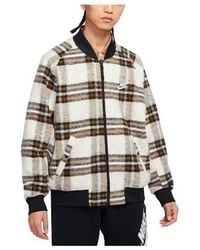 Nike - Plaid Reversible Loose Jacket - Lyst