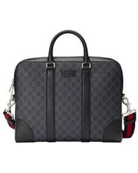 Gucci - Gg Supreme Briefcase - Lyst