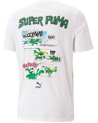 PUMA - Classic Super Graphic T-shirt - Lyst