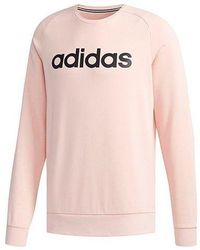 adidas - Neo Logo Printing Round Neck Pullover Long Sleeves - Lyst