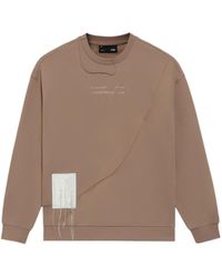 Li-ning - Cf Sports Living Series Alphabet Embroidered Loose Round Neck Pullover - Lyst