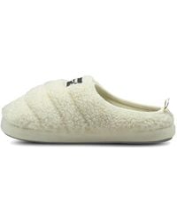 PUMA - Scuff Sherpa Slippers 'Whisper' - Lyst