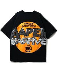 Li-ning - X Aape Badfive Graphic Loose Fit T-Shirt - Lyst