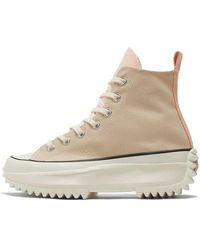 converse run star hike platform tri panel color block