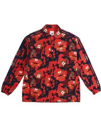 adidas - Lny Coach Jacket Collegiate Scarlet Metallic - Lyst