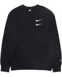 Nike - Embroidered Fleece Lined Stay Warm Round Neck Pullover - Lyst