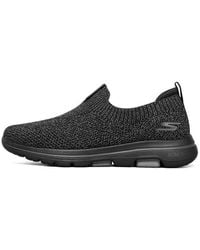 Skechers - Go Walk 5 Charcoal' - Lyst
