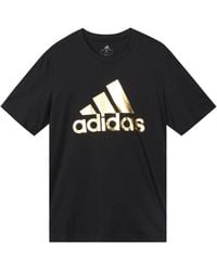 adidas - 8-Bit Foil Grfx Printed Short Sleeve Tee - Lyst