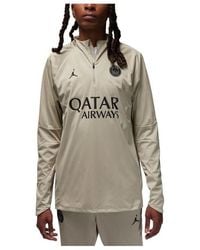 Nike - Paris Saint-Germain Strike Winter Warrior Third Storm-Fit Soccer Drill Top 'Stone' - Lyst