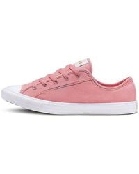 Converse - Chuck Taylor All Star Dainty Rainbow Low Top Pink - Lyst