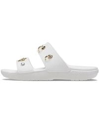 Crocs™ - (Wmns) Soft Sole Cozy Outdoor Flat Heel Sports Slippers - Lyst