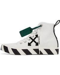 Off-White c/o Virgil Abloh - Off- Mid-top Vulcanised Canvas Sneaker - Lyst