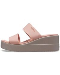 Crocs™ - (Wmns) Brooklyn Lightweight Pale Sandals - Lyst