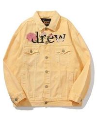 Drew House - Floral Trucker Jacket 'Washed Tangerine' - Lyst