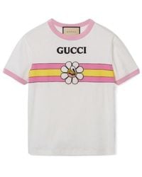 Gucci - (Wmns) Cotton Jersey Printed T-Shirt 'Off' - Lyst