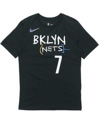 Nike - Nba Brooklyn Nets Durant No. 7 Sports Basketball Breathable Running Short Sleeve - Lyst