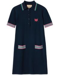 Gucci - (Wmns) Fine Embroidery Knit Dress - Lyst