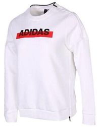 adidas - (Wmns) Sports Stylish Pullover Round Neck Long Sleeves - Lyst